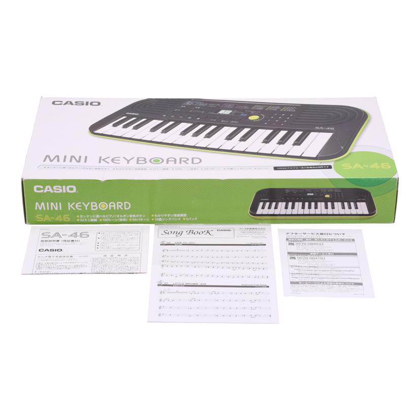 CASIO カシオ　/ポータブルキーボード/SA-46//817CAS133452100/ABランク/75