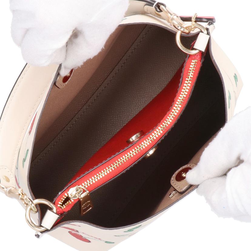 COACH コーチ/モリーバケット22ハートチェリープリント/CF422//K22**/Aランク/94