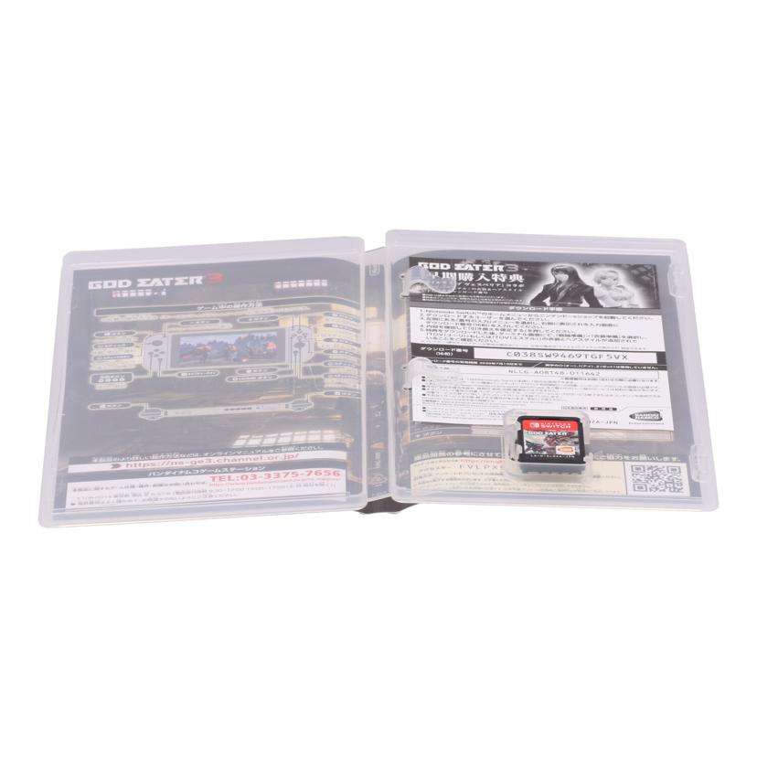 BANDAI　NAMCO バンダイナムコ　/Switchソフト／GOD　EATER3/HAC-P-ALHZA//JAN4573173355384/Bランク/82