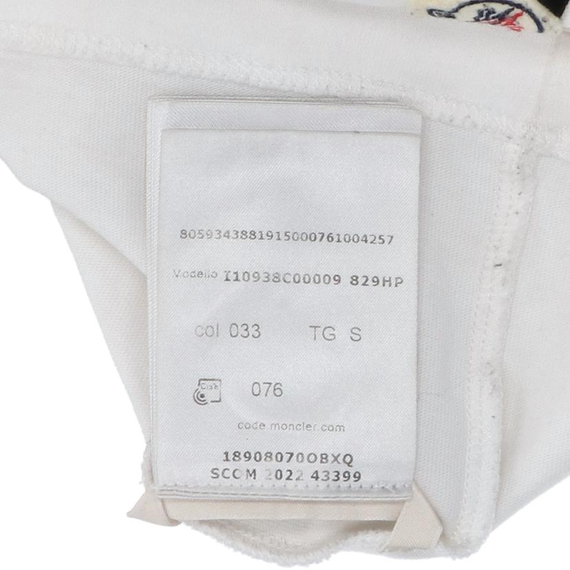 MONCLER モンクレール/刺 ロゴTシャツ／白/I10938C00009 829HP//ABランク/18