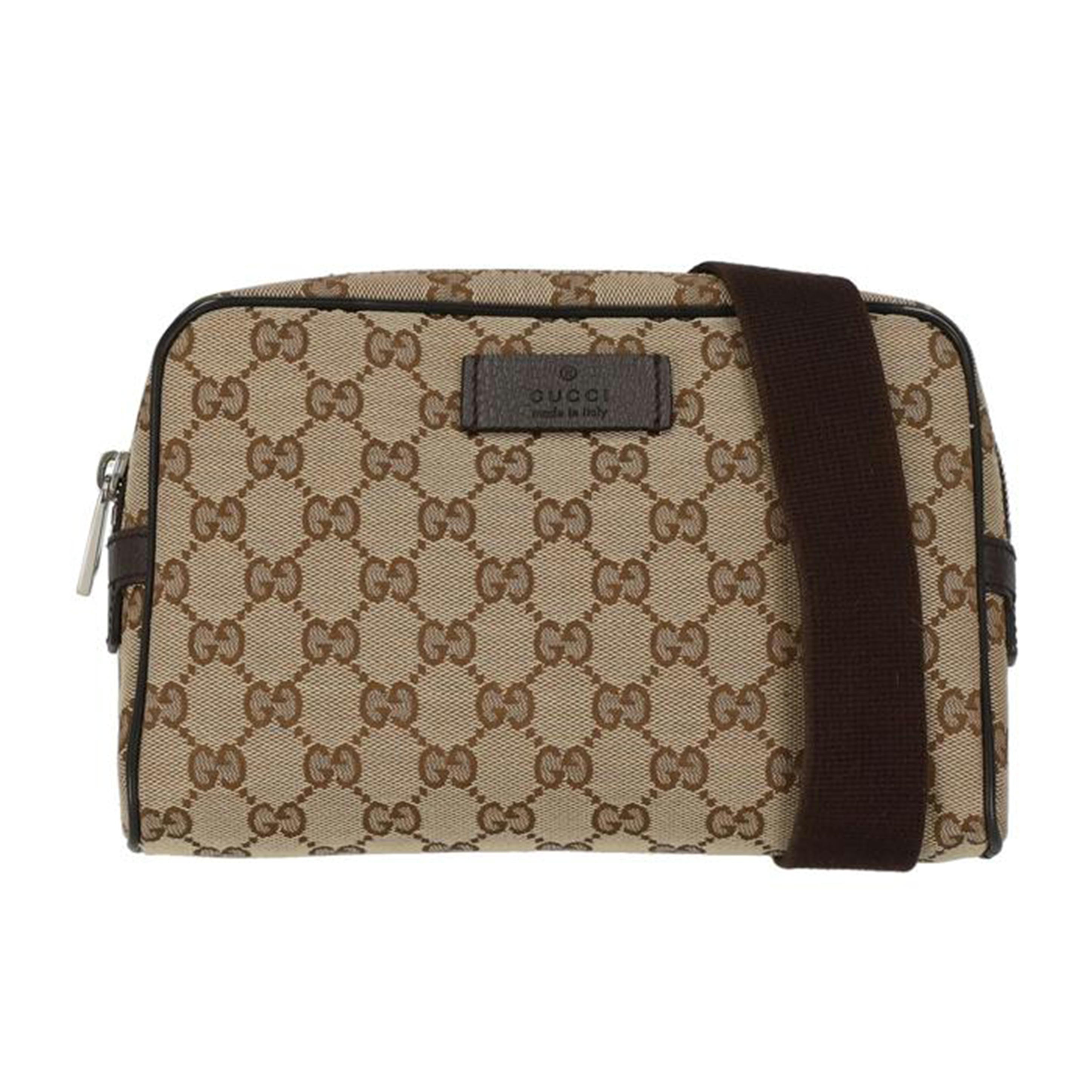 GUCCI グッチ/GGキャンバスウエストバッグ／ベルトバッグ/449174//486***/ABランク/91