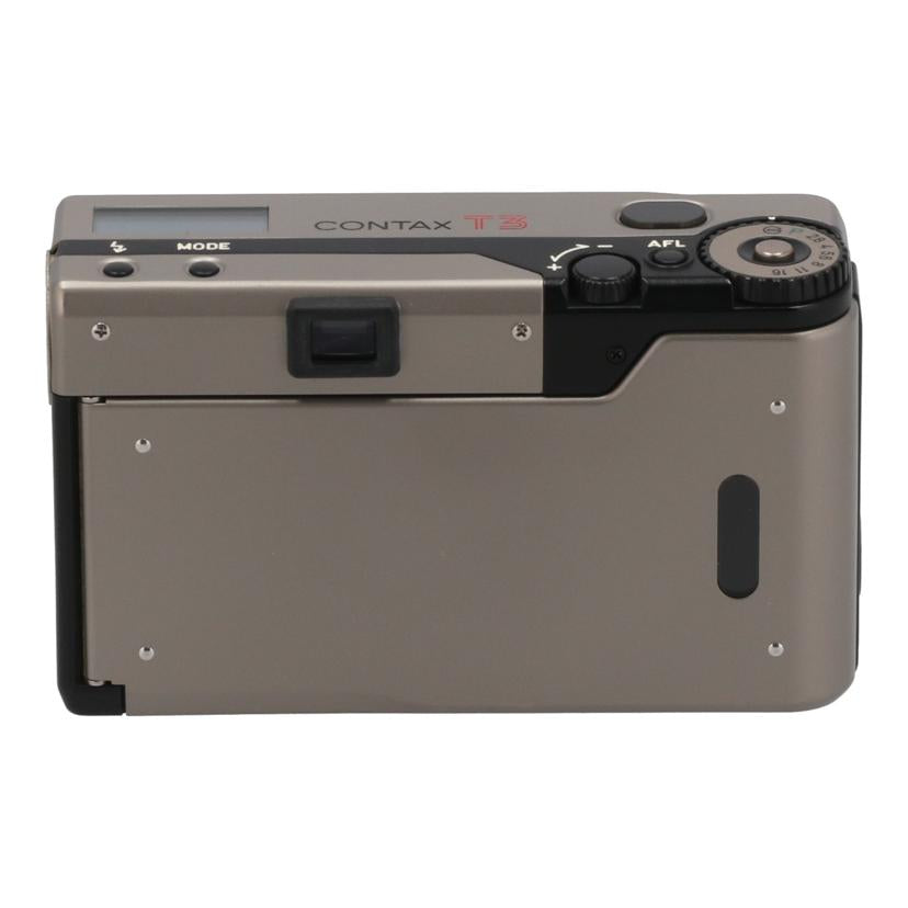 CONTAX コンタックス /高級コンパクトフィルムカメラ/T3 ｼﾙﾊﾞｰ//016099/ABランク/69