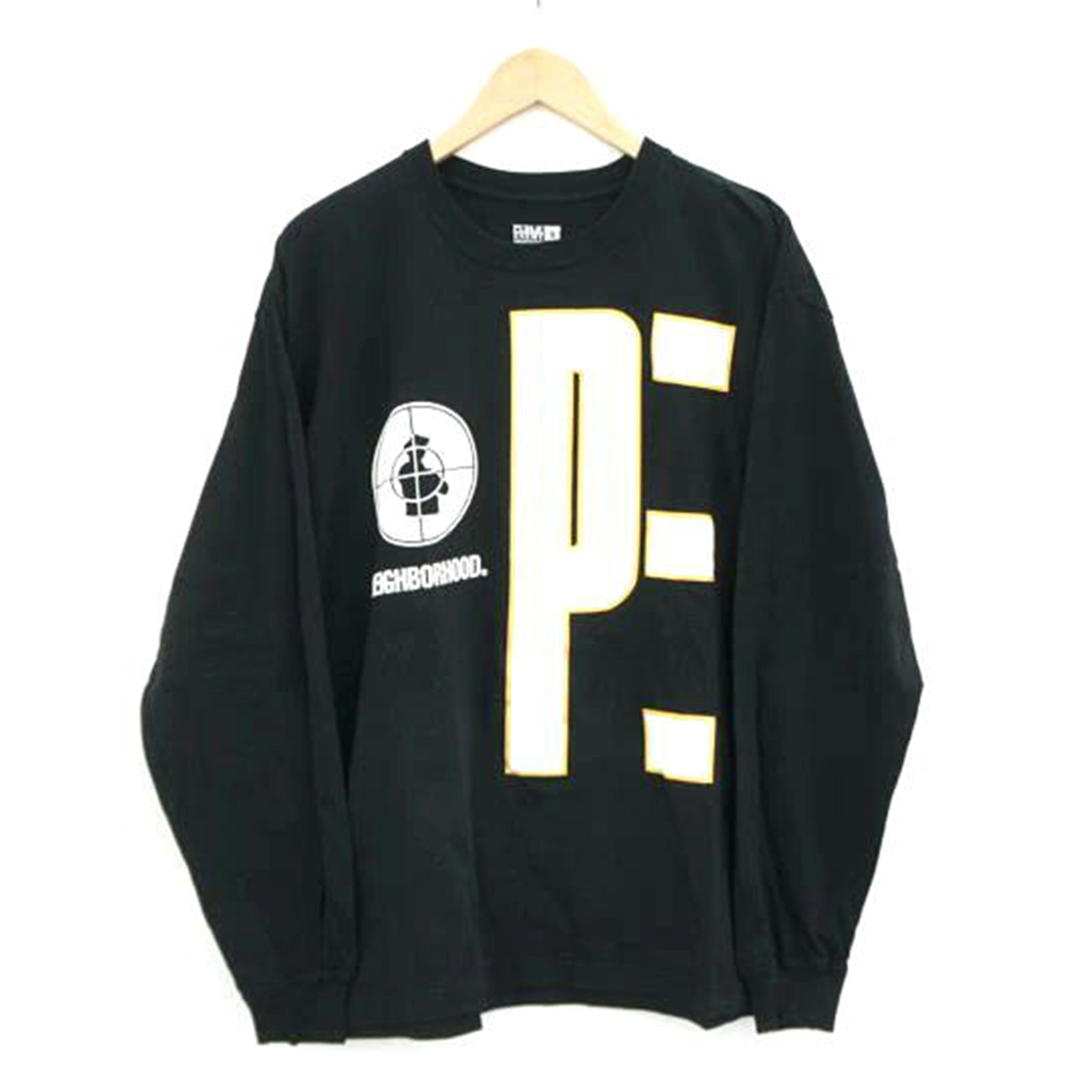 NEIGHBORHOOD×PUBLIC　ENEMY ネイバーフッド/2023AW　ロンT/232PCNH-LT23//Aランク/85