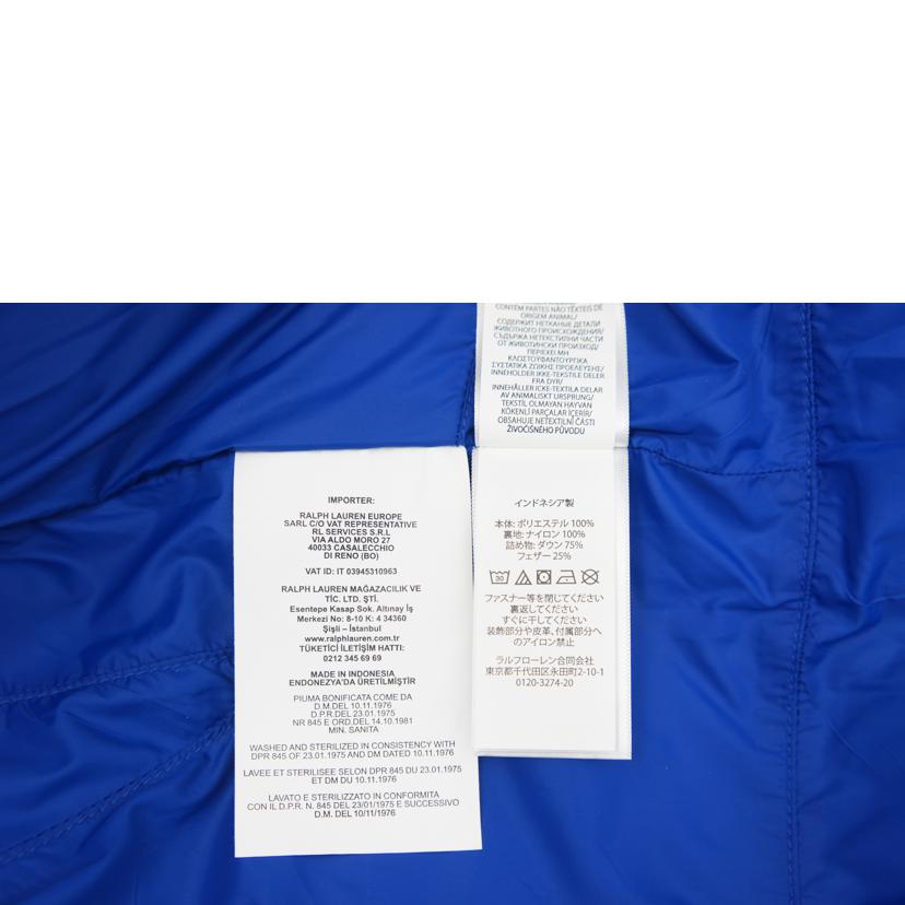 POLO RALPH LAUREN ポロ ラルフローレン/ビックポニーダウンベスト/MNPOOTW1N220261//Aランク/24