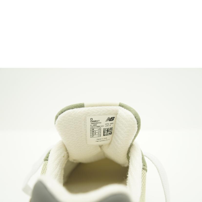new　balance ニューバランス/998／オリーブ/U998GT//SAランク/75
