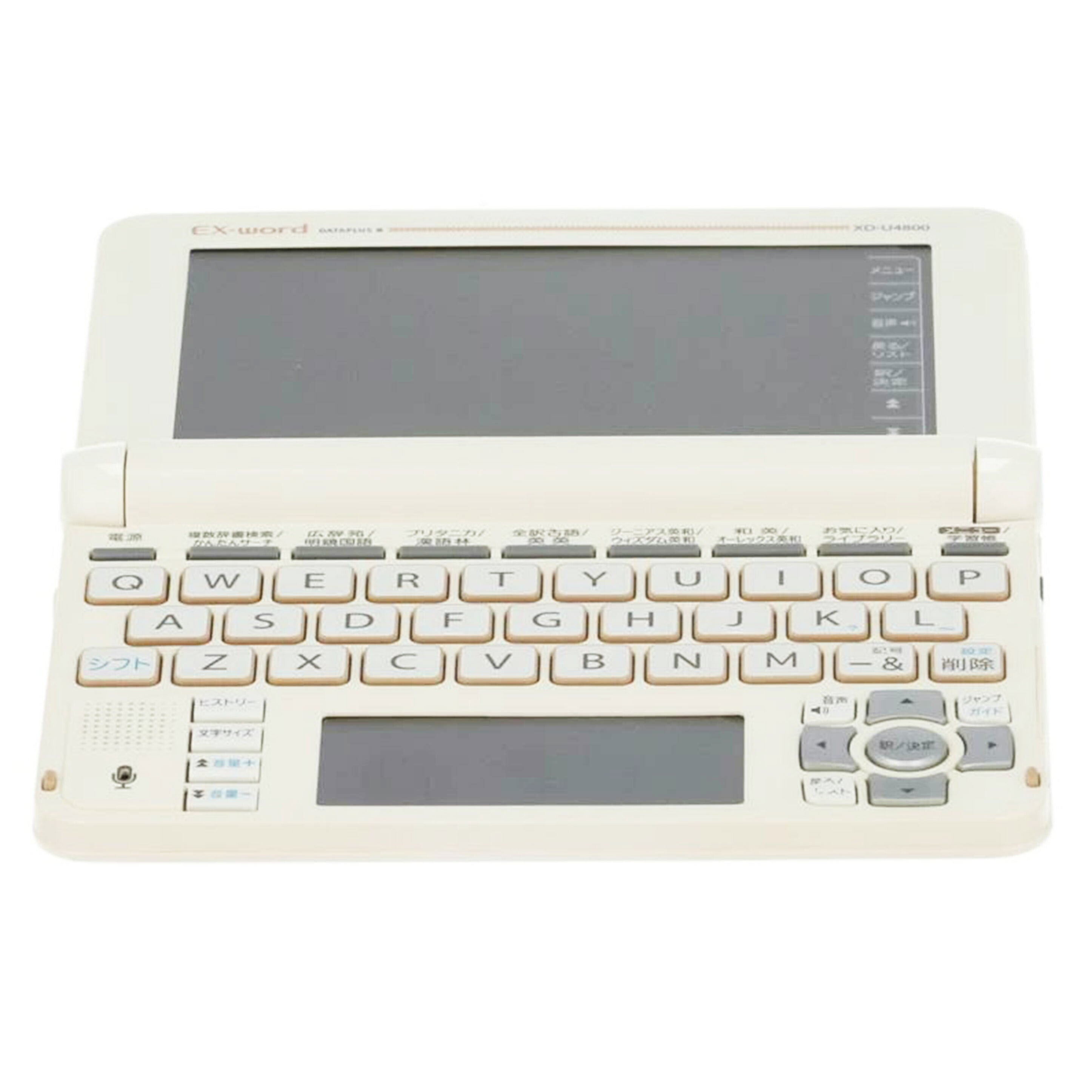CASIO カシオ　/電子辞書／EX－word/XD-U4800//606AW43HA138282/Bランク/05