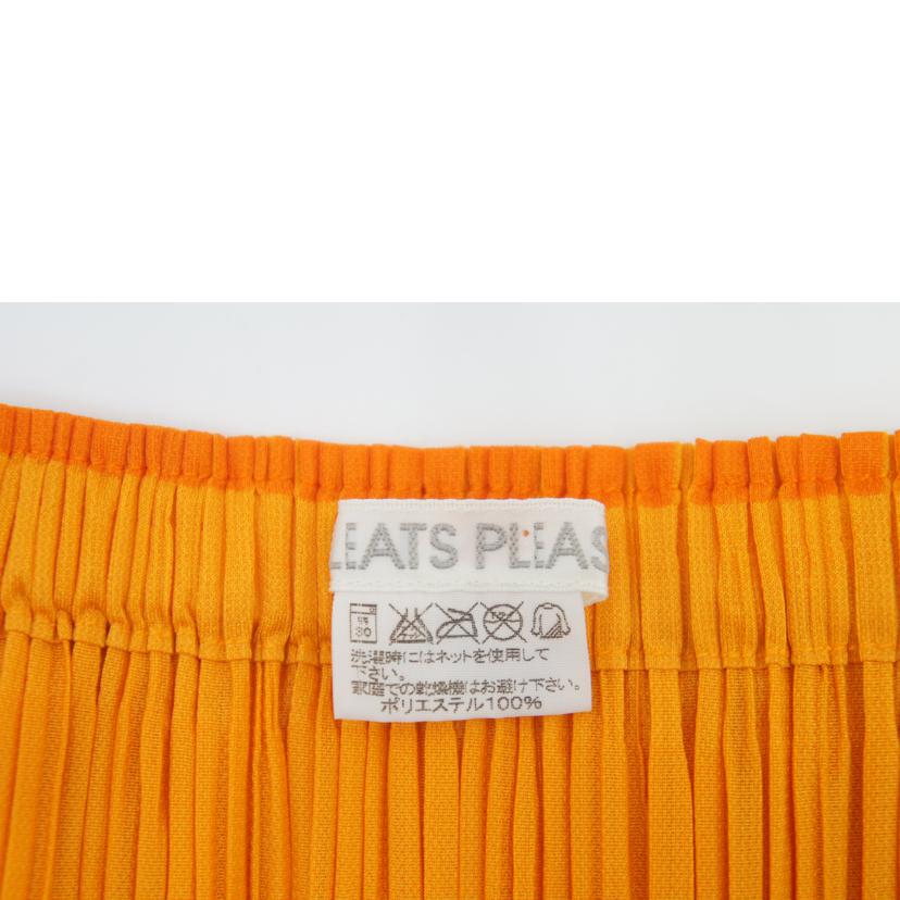 ISSEY　MIYAKE イッセイミヤケ/PLEATS　PLEASE　膝丈スカート／オレンジ/PP23-JG643//サイズ　4/Bランク/05
