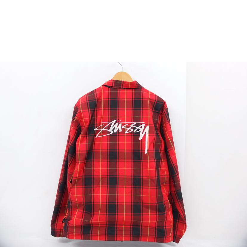 STUSSY ステューシー/バックロゴプリント／チェック柄ナイロンジャケット/115353//ABランク/18