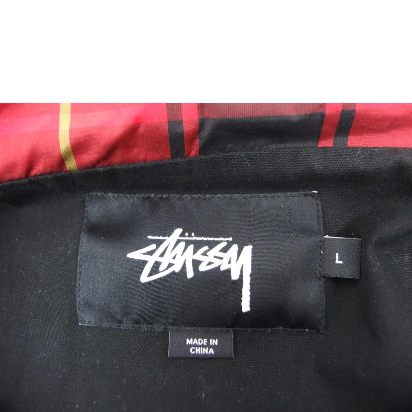 STUSSY ステューシー/バックロゴプリント／チェック柄ナイロンジャケット/115353//ABランク/18