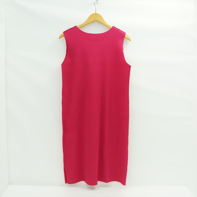 me　ISSEY　MIYAKE ミー イッセイミヤケ/ノースリーブワンピース／ピンク/MI92KH615//サイズ　表記無し/ABランク/05