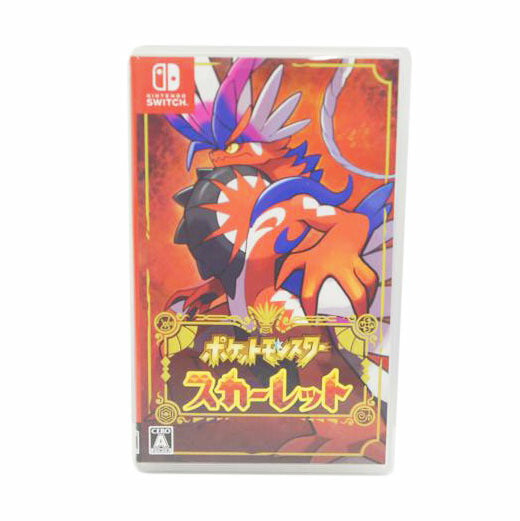 Nintendo 任天堂/ポケットモンスター　スカーレット／SWITCH//Bランク/05