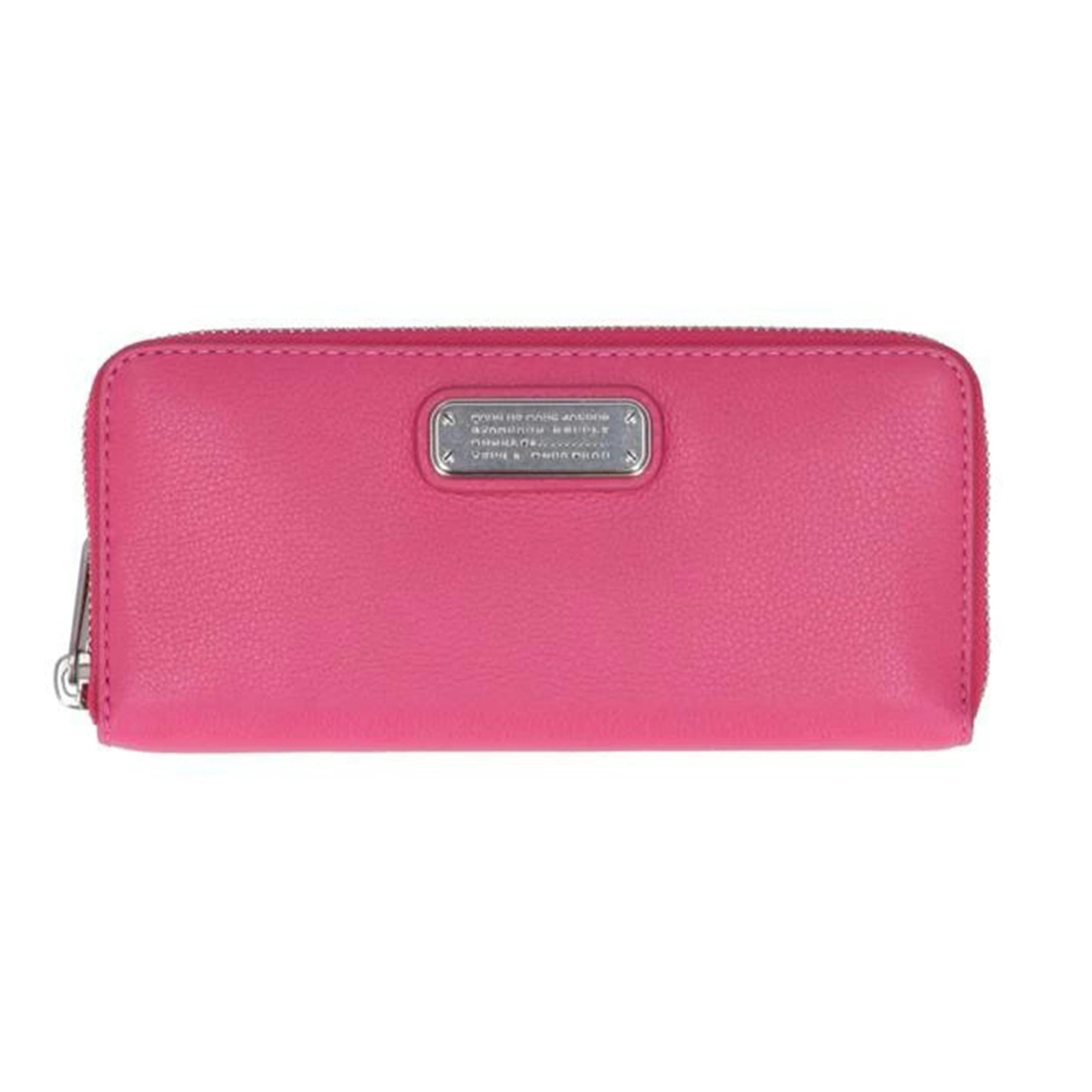 MARC　BY　MARC　JACOBS マークバイマークジェイコブス/ラウンドファスナー長財布／ピンク//SAランク/18