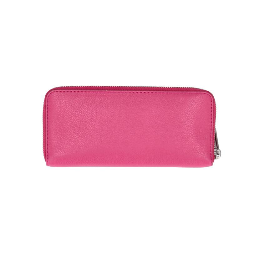 MARC　BY　MARC　JACOBS マークバイマークジェイコブス/ラウンドファスナー長財布／ピンク//SAランク/18
