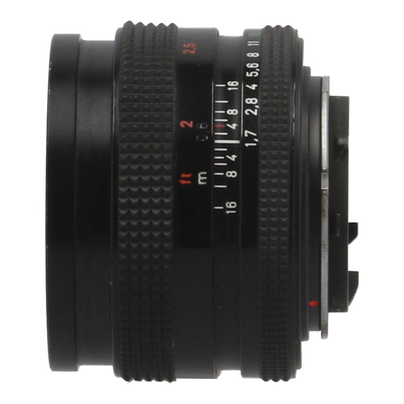 CONTAX コンタックス　/交換レンズ／プラナー50mm/Planar T* 50mm F1.7 (MMJ)//8405692/BCランク/62