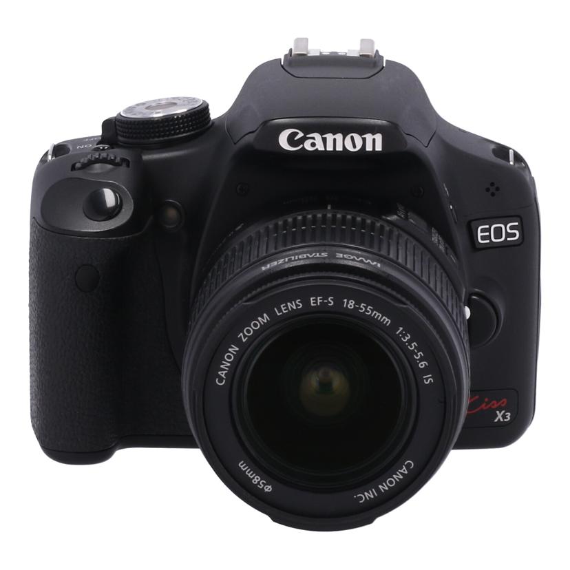 Canon キヤノン　/デジタル一眼　ダブルズームキット/EOS Kiss X3  ﾀﾞﾌﾞﾙｽﾞｰﾑｷｯﾄ//1260501241/Bランク/62