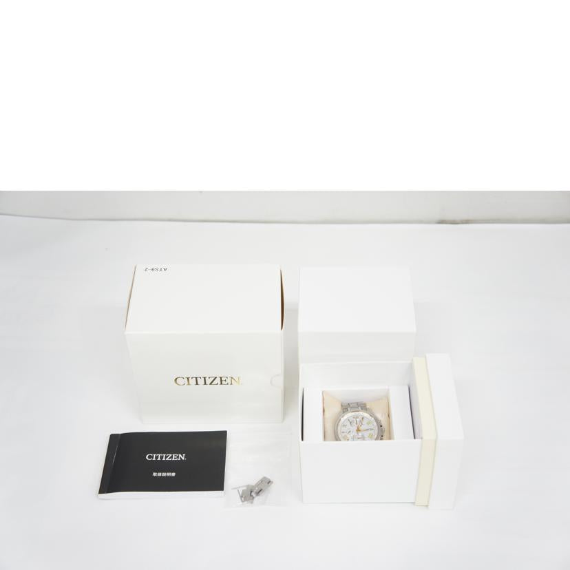 CITIZEN シチズン/アテッサ／エコドライブ／電波ソーラー/H800-T024734//901******/Bランク/64