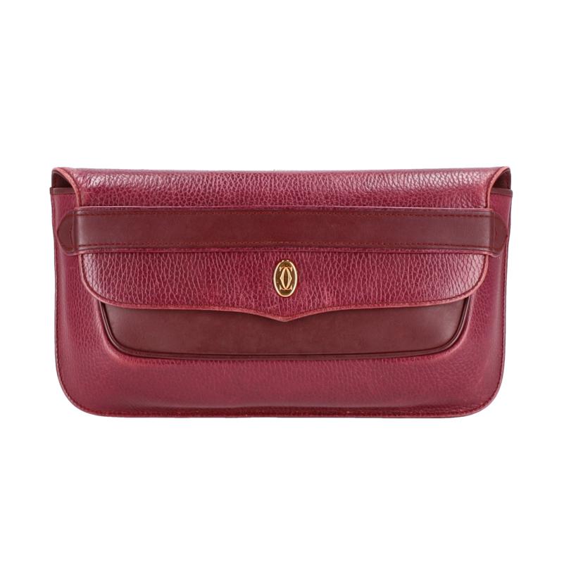 Cartier カルティエ/マストドゥカルティエ　レザークラッチバッグ//ABランク/70