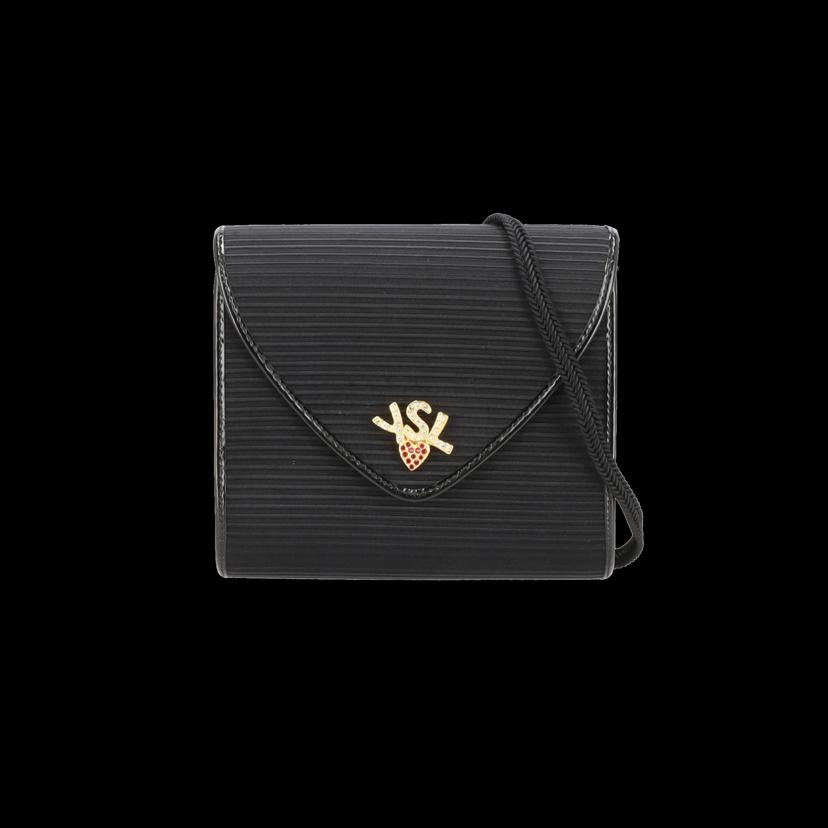 YSL イブサンローラン/ハートクリスタル・ヴィンテージショルダー//Aランク/24