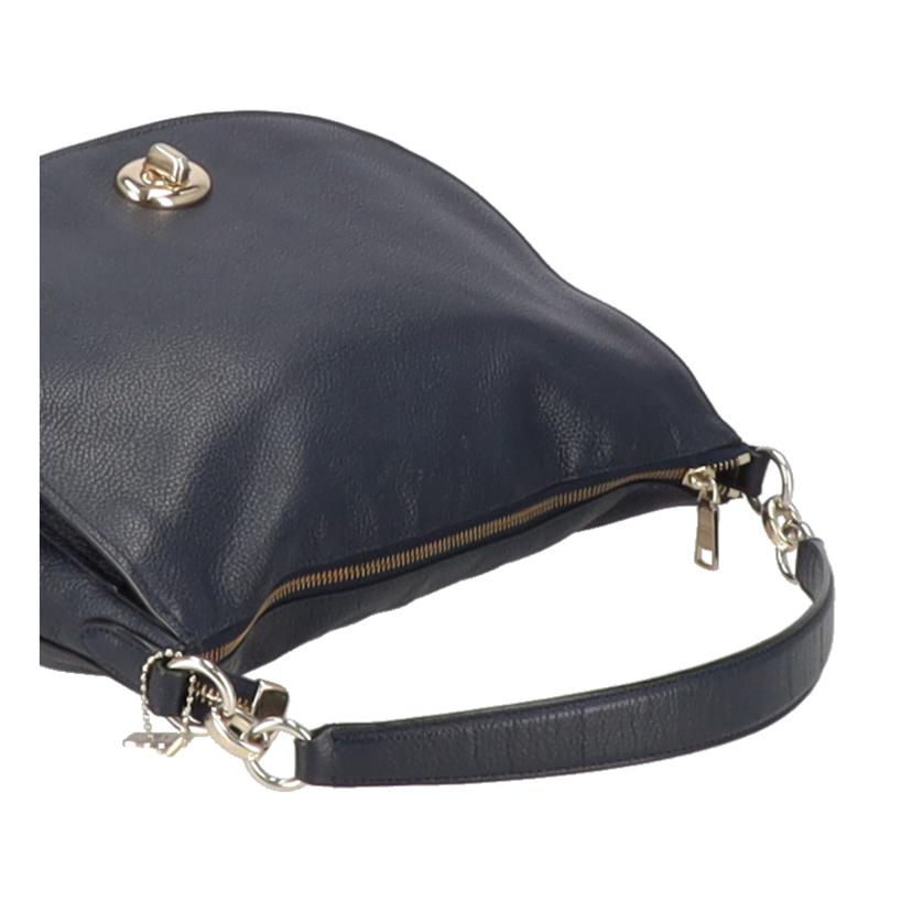 COACH コーチ/ターンロックホーボー／2WAYレザーバッグ／ネイビー/36762//H15**/ABランク/18
