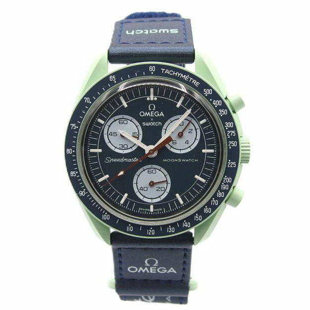 OMEGA オメガ/MISSION　ON　EARTH／Swatch/SO33G100//130********/ABランク/04