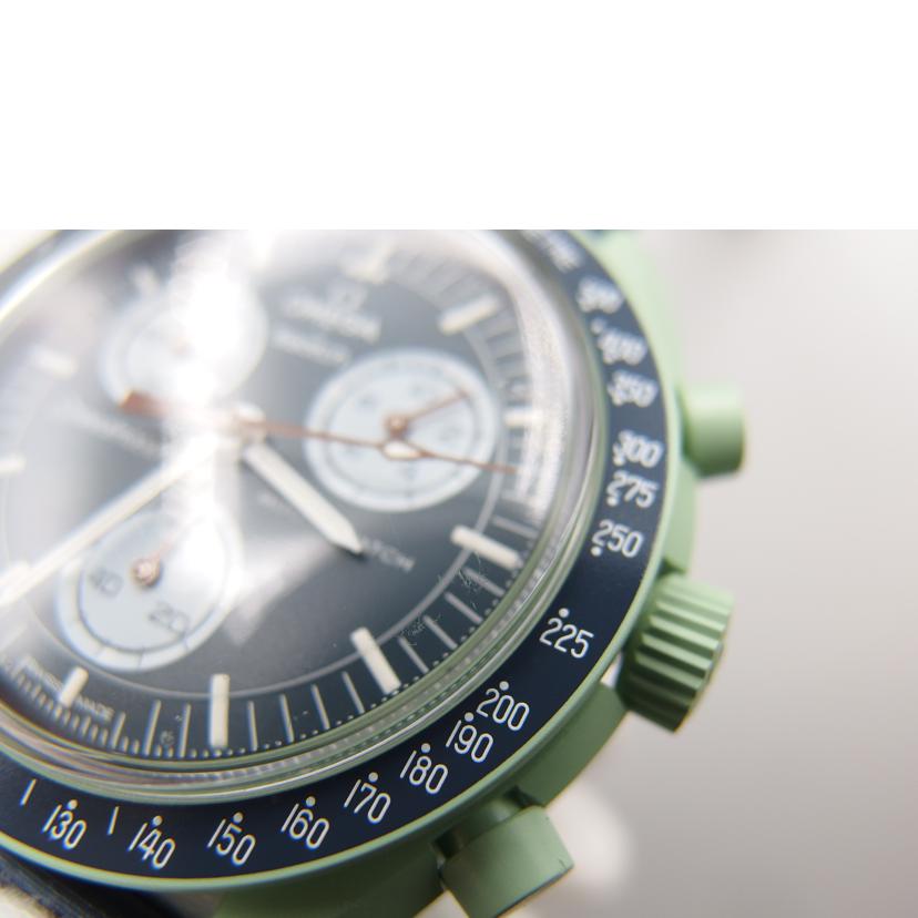 OMEGA オメガ/MISSION　ON　EARTH／Swatch/SO33G100//130********/ABランク/04