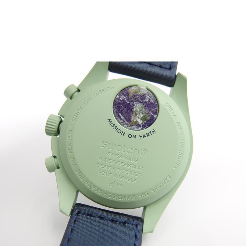 OMEGA オメガ/MISSION　ON　EARTH／Swatch/SO33G100//130********/ABランク/04