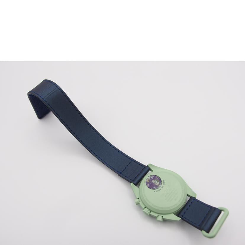 OMEGA オメガ/MISSION　ON　EARTH／Swatch/SO33G100//130********/ABランク/04