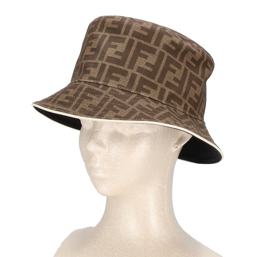 FENDI FENDI/ズッカ柄ファブリックバケットハット/FXQ697 AK6R M//650*****/ABランク/75