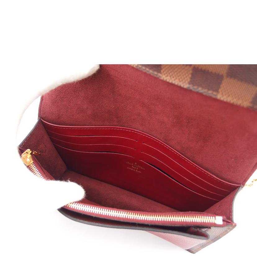 LOUIS VUITTON ルイ・ヴィトン/ポルトフォイユヴァヴァン／ダミエ・エベヌ/N60222//CA0***/Aランク/04