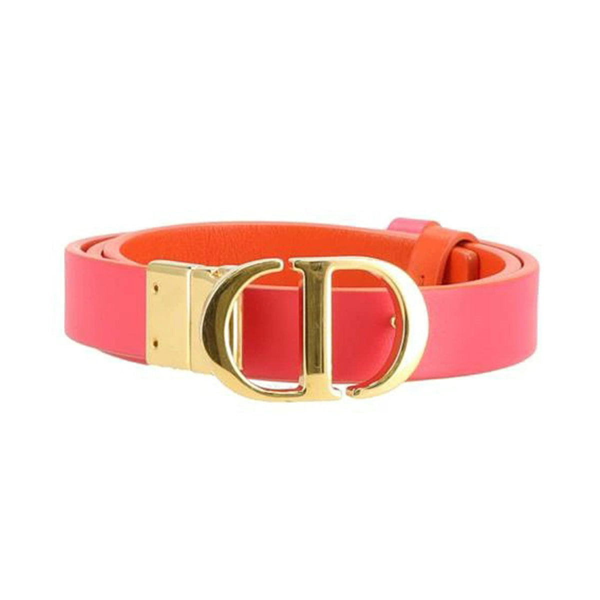 Dior ディオール/Diorロゴリバーシブルレザーベルト/約67～76cm//ABランク/75