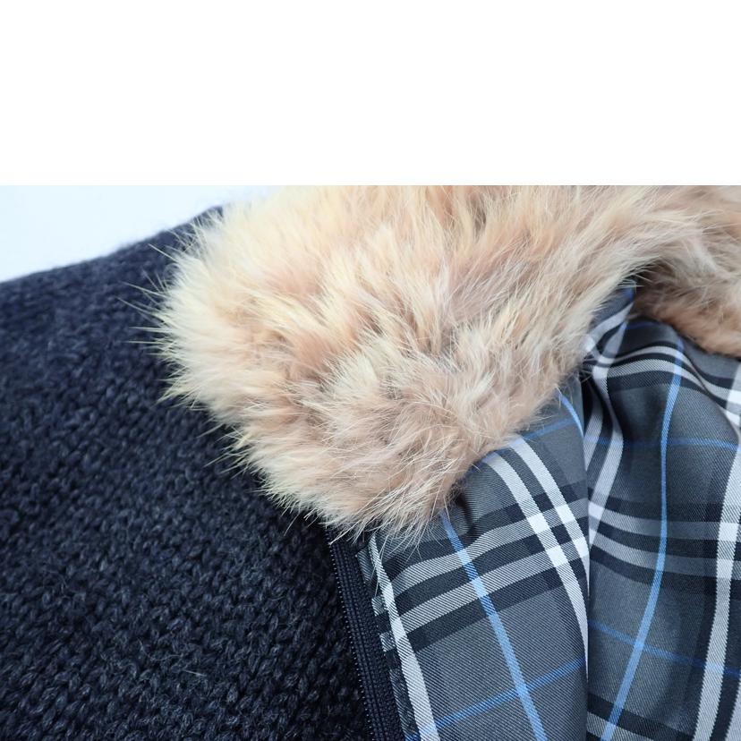 BURBERRY　BLACKLABEL バーバリー ブラックレーベル/★BURBERRY　BLACKLABELジップアップラビットファーニットJKT//2/Bランク/62