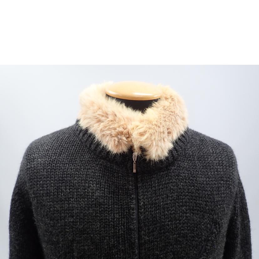 BURBERRY　BLACKLABEL バーバリー ブラックレーベル/★BURBERRY　BLACKLABELジップアップラビットファーニットJKT//2/Bランク/62