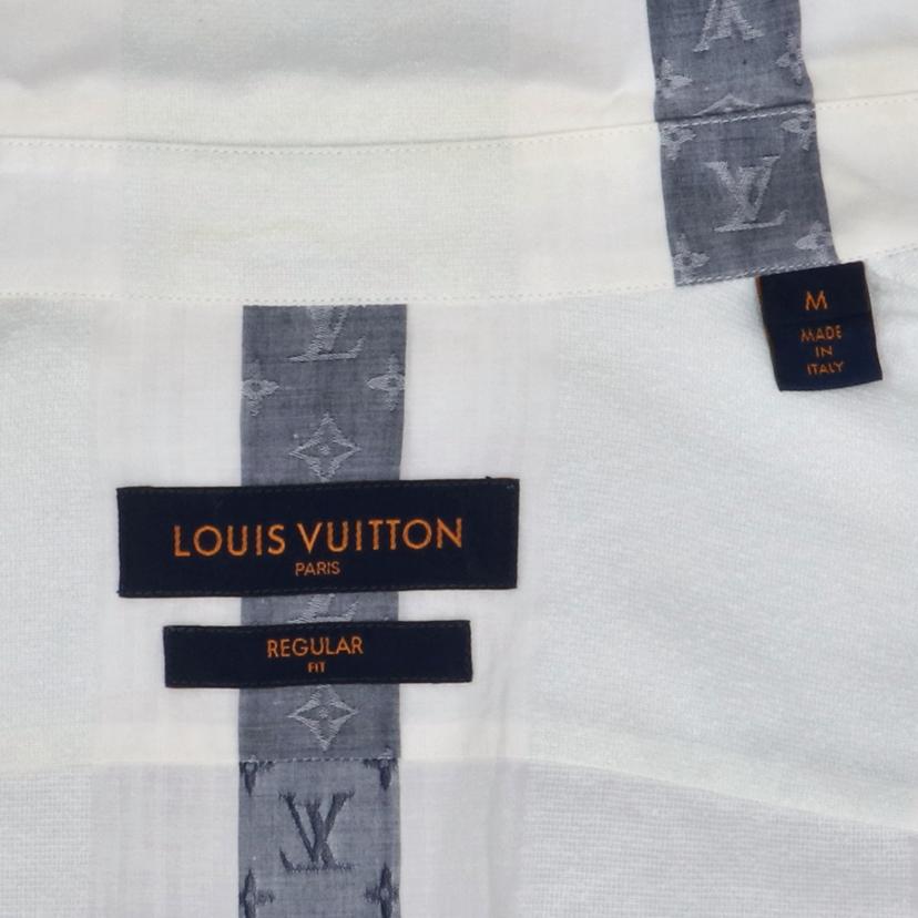 LOUIS　VUITTON ルイヴィトン/モノグラムロングスリーブコットンシャツ/RM182Q FYI HFS42W//ｻｲｽﾞ:M/ABランク/91