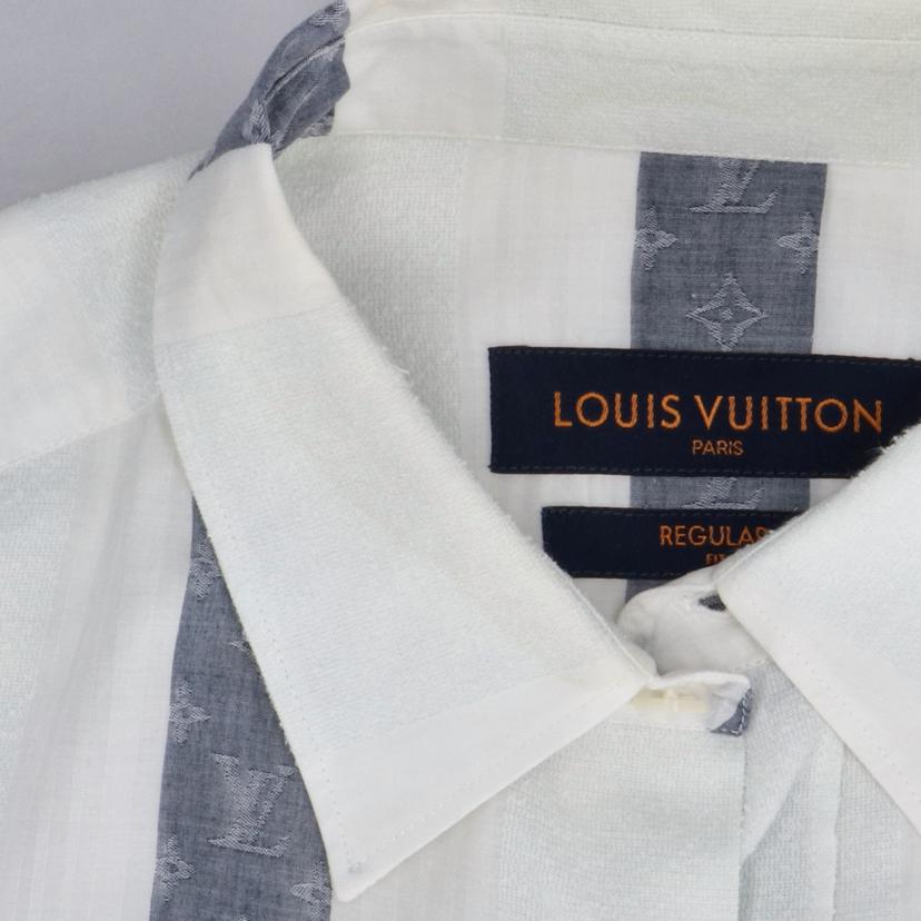 LOUIS　VUITTON ルイヴィトン/モノグラムロングスリーブコットンシャツ/RM182Q FYI HFS42W//ｻｲｽﾞ:M/ABランク/91