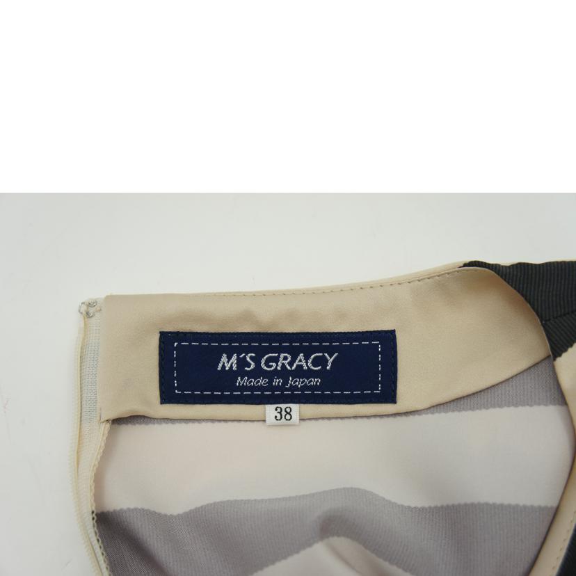 M’SGRACY エムズグレイシー/カメリアボーダーチュニック/FS-810108-2//Aランク/24
