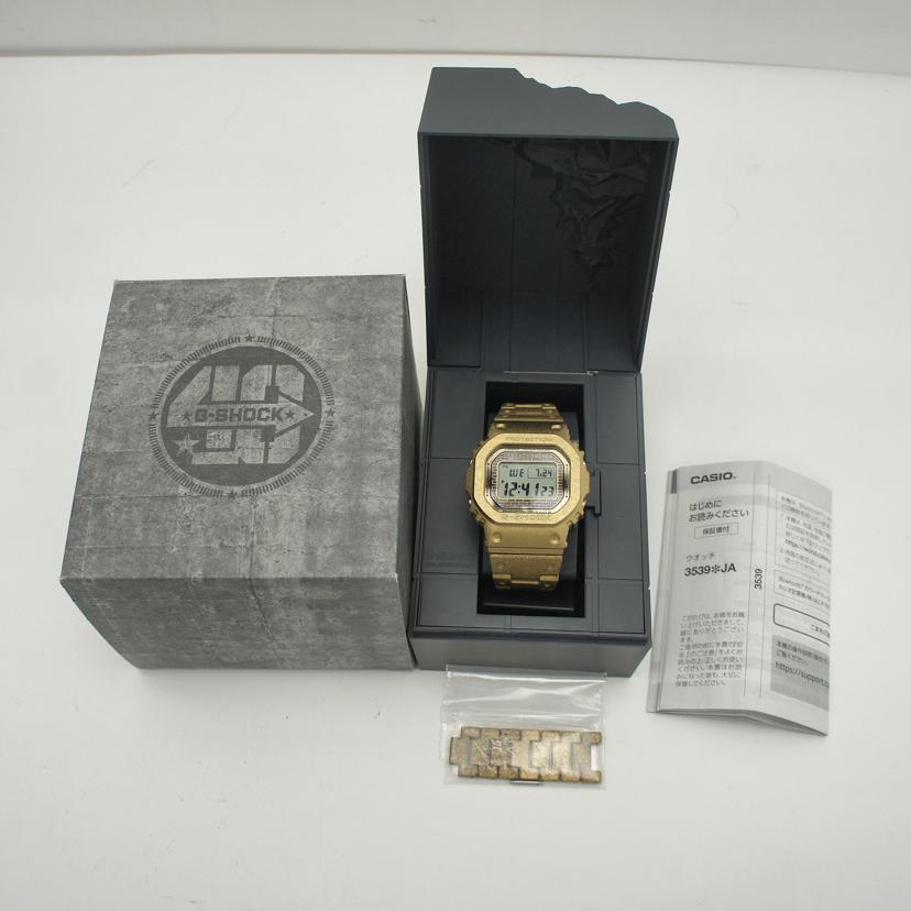 CASIO カシオ/G－SHOCK／40周年限定／タフソーラー／ゴールド/GMW-B5000PG-9JR//Aランク/75