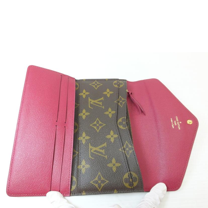 LOUIS VUITTON ルイヴィトン/ポルトフォイユ・ジョセフィーヌ／モノグラム・フューシャ/M60708//GI4***/ABランク/88