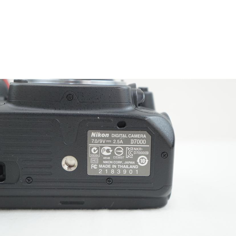 Nikon ニコン /デジタル一眼 レンズセット/D7000 ﾚﾝｽﾞｾｯﾄ//2183901/Bランク/67