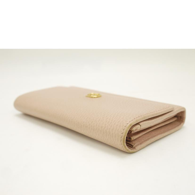 GUCCI グッチ/GGマーモント二つ折り長財布／ピンク/456116//496***/ABランク/69