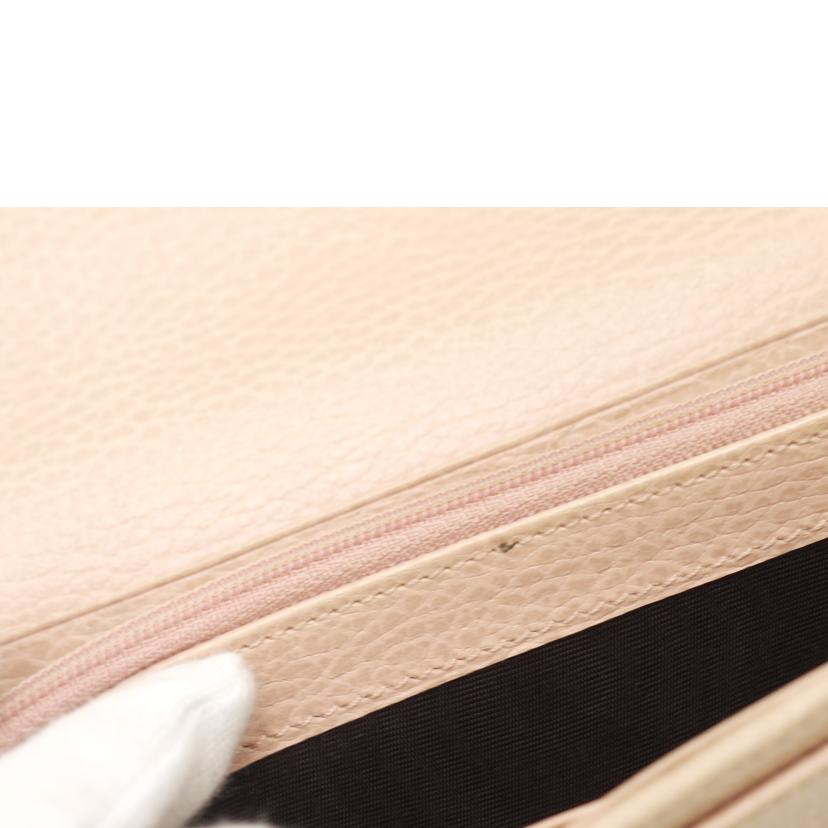 GUCCI グッチ/GGマーモント二つ折り長財布／ピンク/456116//496***/ABランク/69