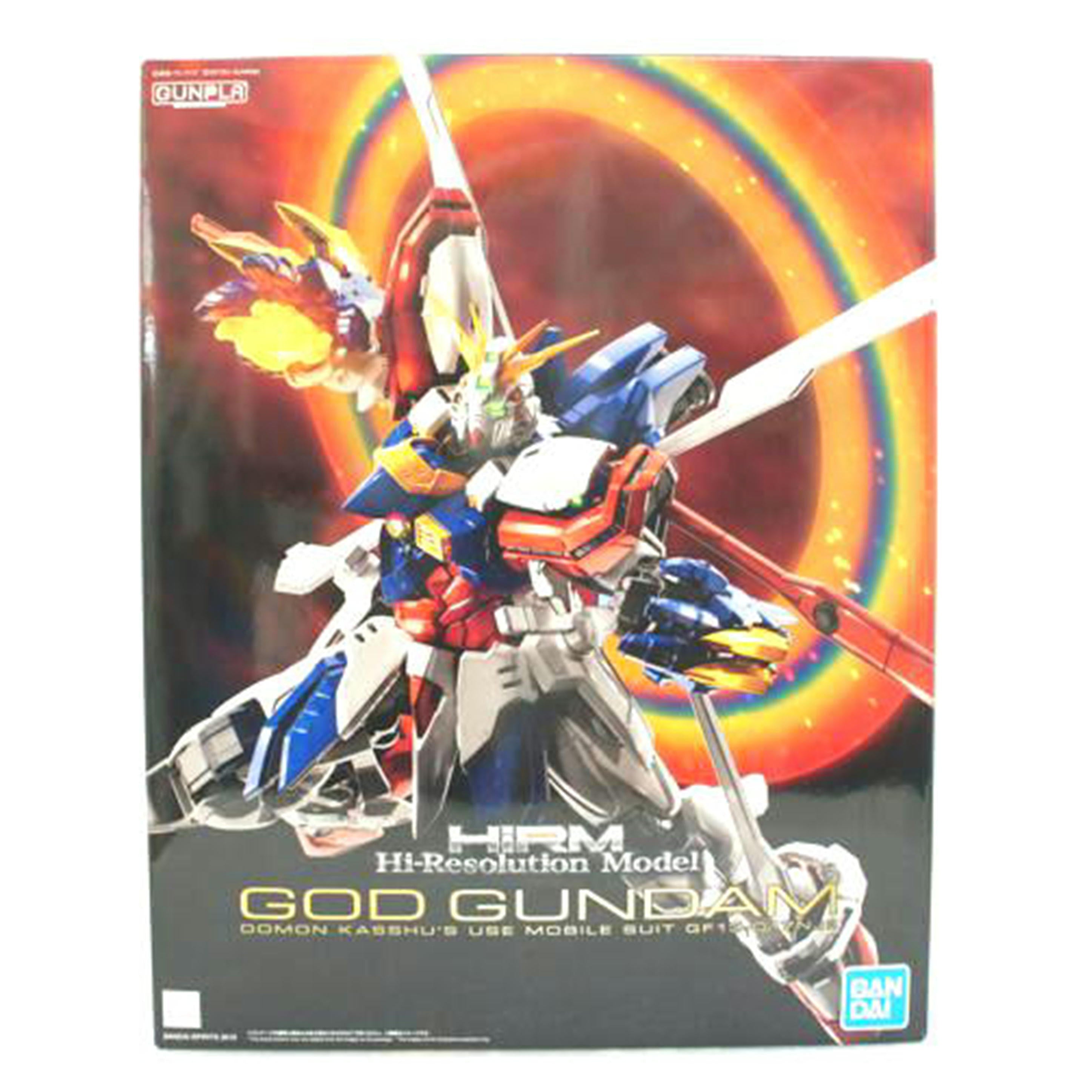 BANDAI　SPIRITS バンダイスピリッツ/1／100　ハイレゾリューションモデル　ゴッドガンダム　「機動武闘伝Gガンダム」/GF13-017NJII //5058206/Aランク/01