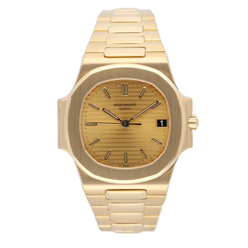 PATEK　PHILIPPE パテックフィリップ/ノーチラスデイト／750無垢/3800/1J//142***********/Aランク/91