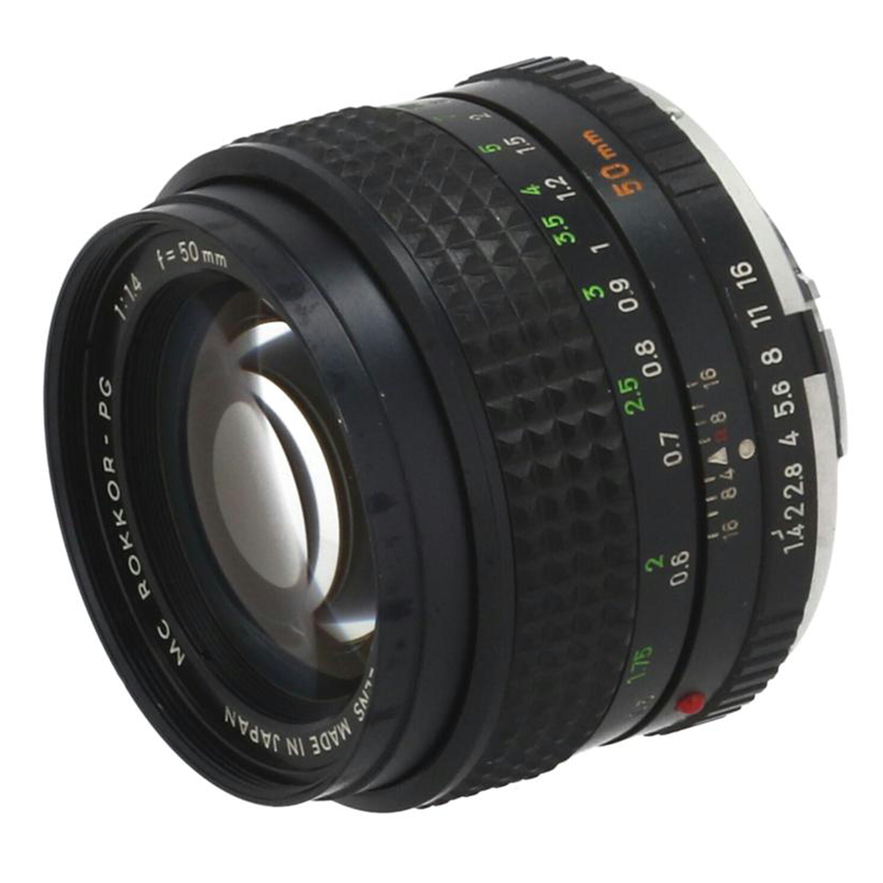 MINOLTA ミノルタ　/交換レンズ／50mm/MC R-PG 50mm F1.4//3343596/Bランク/09