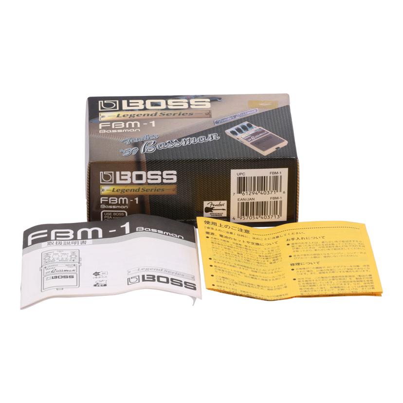 BOSS ボス/エフェクター／Bassman/FBM-1//AV90403/ABランク/63