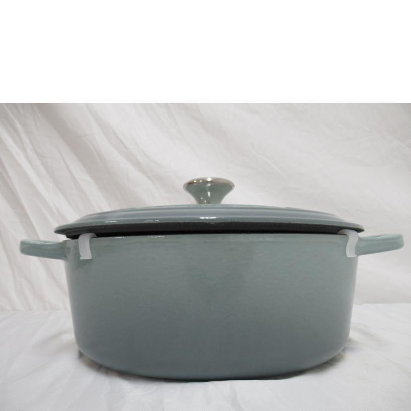 LE　CREUSET/25cm両手鍋／ココット・オーバル//SAランク/63