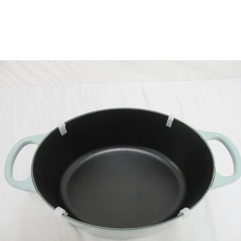 LE　CREUSET/25cm両手鍋／ココット・オーバル//SAランク/63