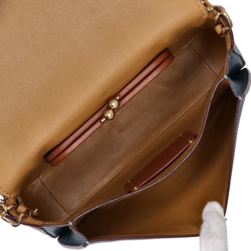COACH　/グラブタンレザーディンキーショルダーバッグ/20215//DK/Aランク/22
