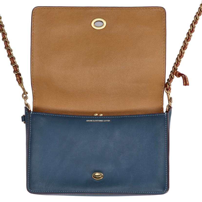 COACH　/グラブタンレザーディンキーショルダーバッグ/20215//DK/Aランク/22