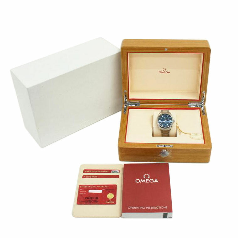 OMEGA オメガ/シーマスター・アクアテラ150M・コーアクシャル／ネイビー/220.10.41.21.03.004//832*****/SAランク/01