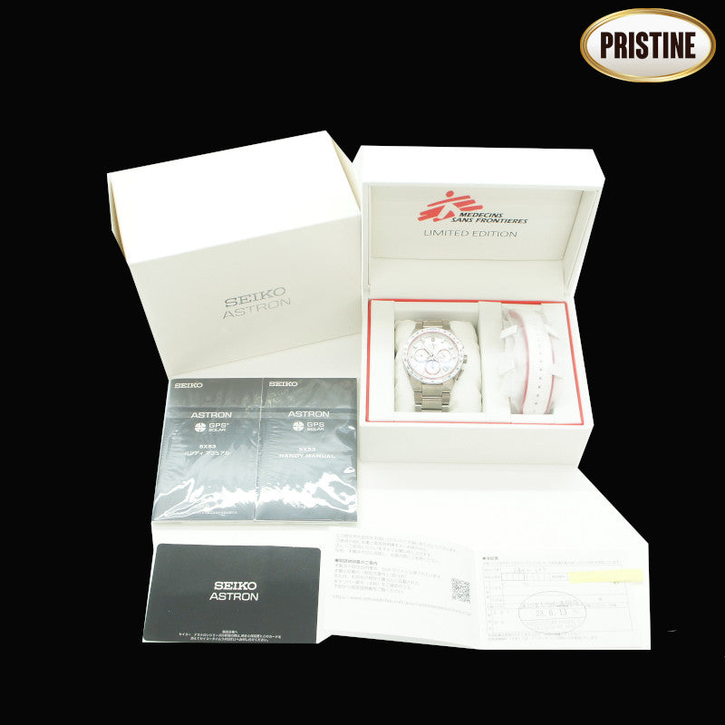 SEIKO セイコー/アストロンネクスター／国境なき医師団2023コラボ／GPSソーラー/SBXC133//583****/SAランク/93